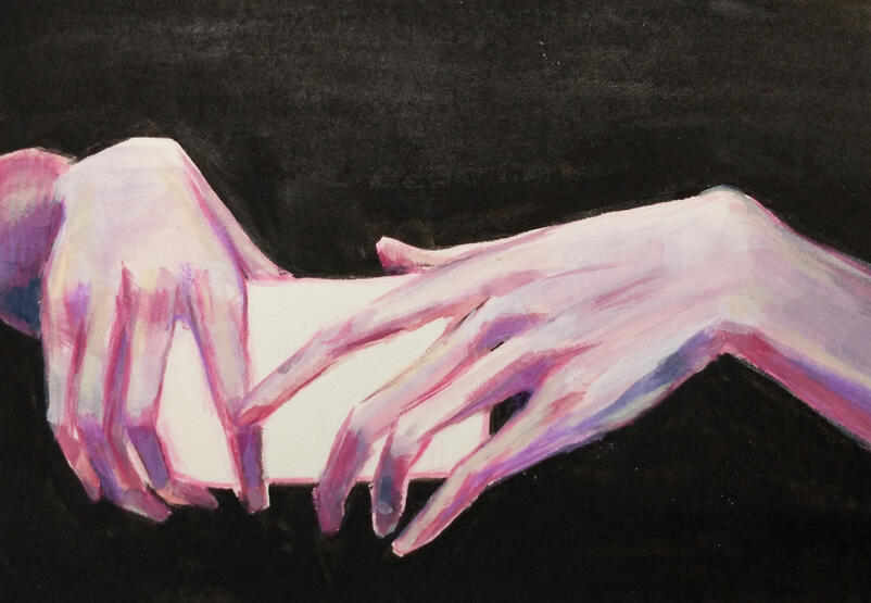2023, gouache